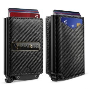 VYRIC Carbon Fiber Smart Pop-Up Wallet with RFID Protection